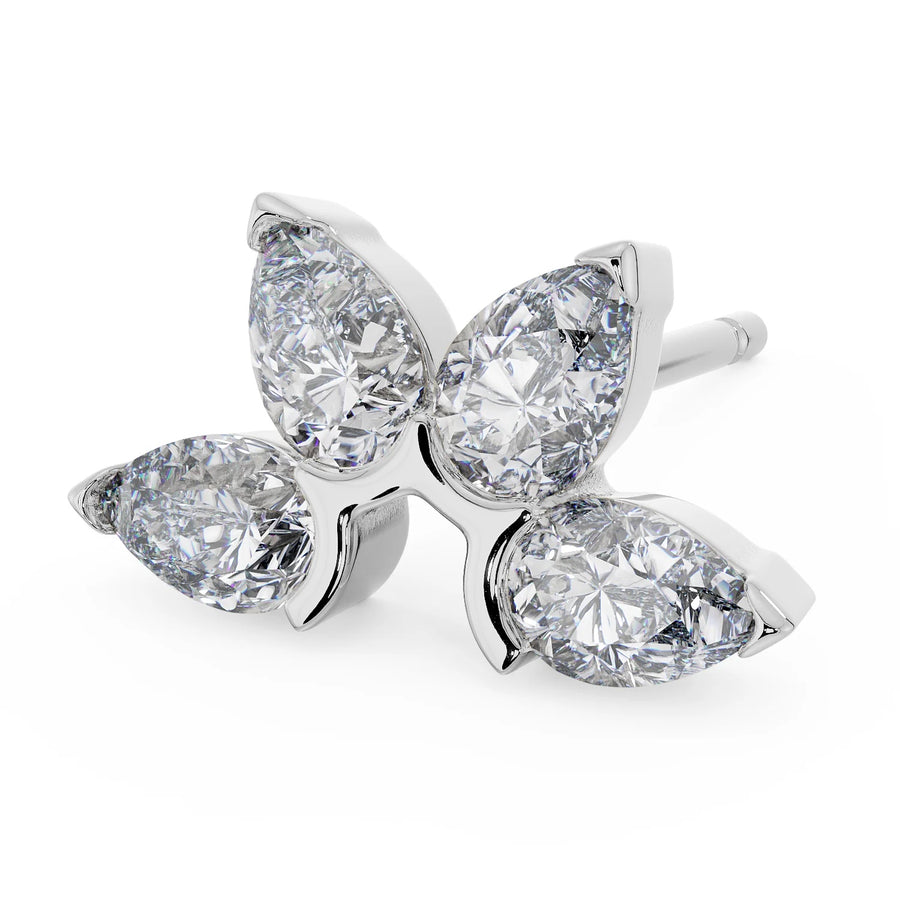 Aura Ear Piercing Legacy - Pear Fan Diamond