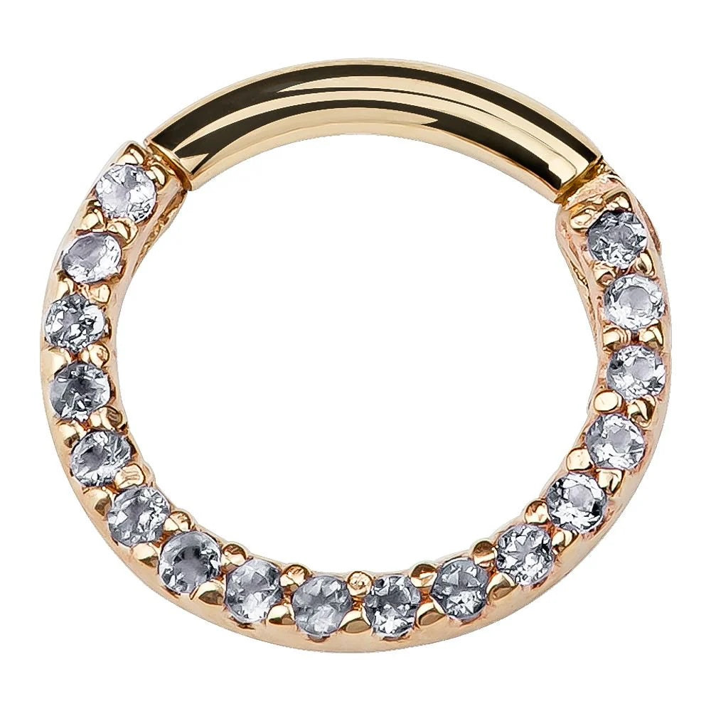 Regal Ear Piercing Grandeur - Gem Pave Clicker