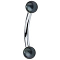 Aura Ear Piercing Elegance - Cultured Peacock Pearl