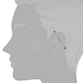Sovereign Ear Piercing Grandeur - Cultured Peacock Pearl II