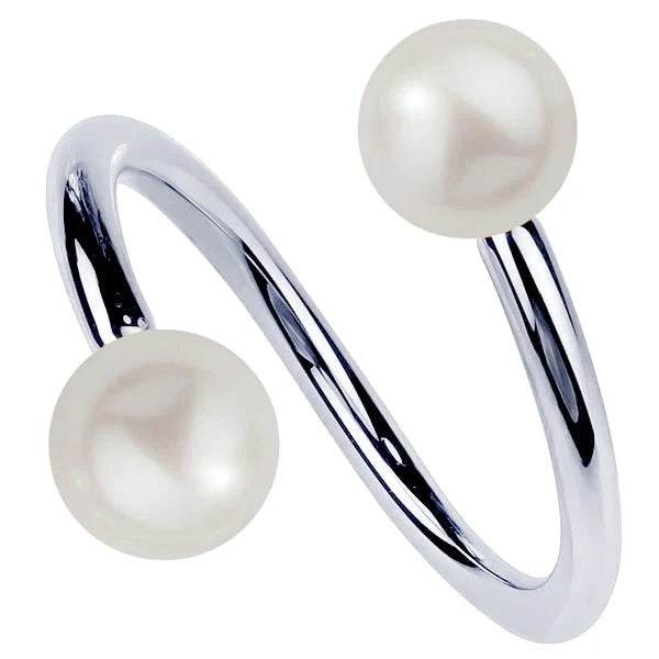 Regal Ear Piercing Harmony - Cultured Pearl Twister