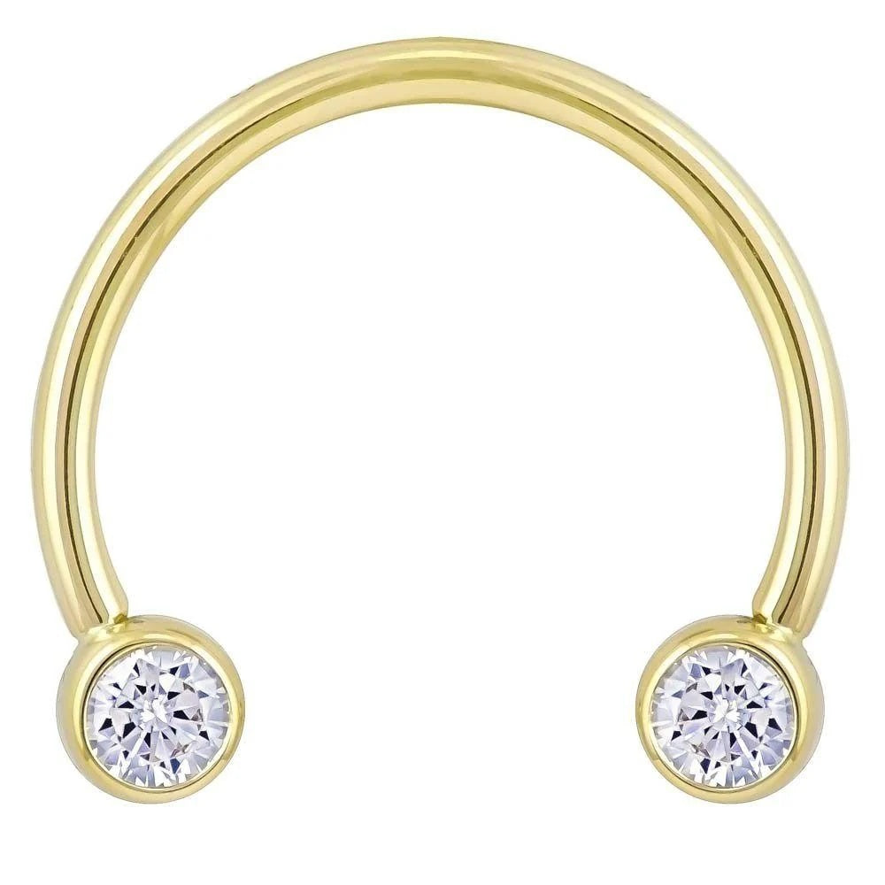 Celestial Ear Piercing Heirloom - Cubic Zirconia Round