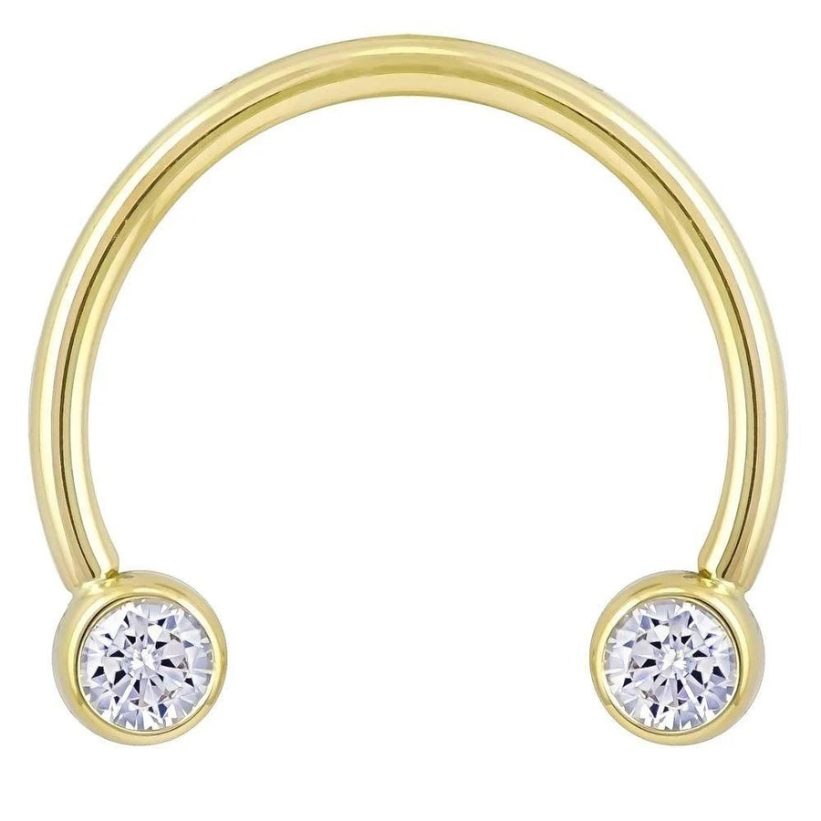Celestial Ear Piercing Heirloom - Cubic Zirconia Round