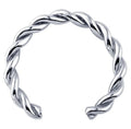 Sovereign Ear Piercing Elegance - Twisted Band Ear