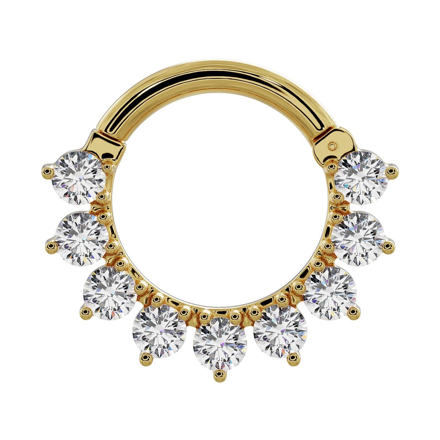 Luminous Ear Piercing Grandeur - Diamond Petal Clicker