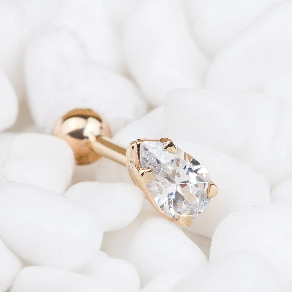 Celestial Ear Piercing Legacy - Pear Shaped Birthstone