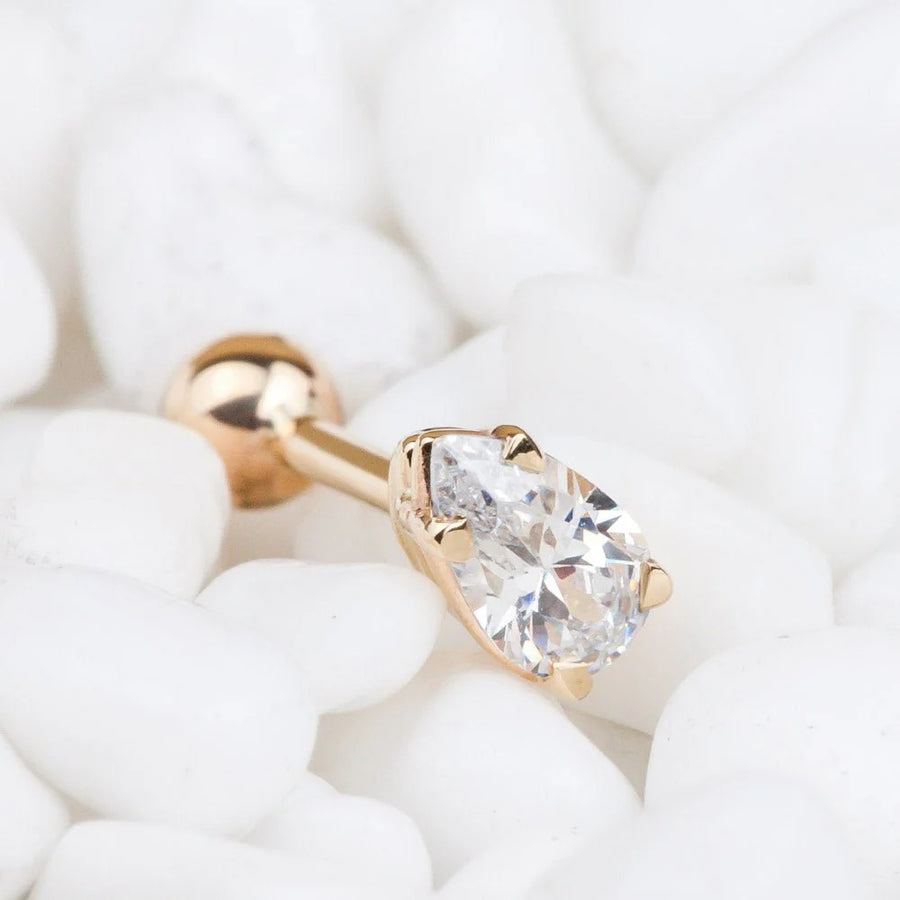 Celestial Ear Piercing Legacy - Pear Shaped Birthstone