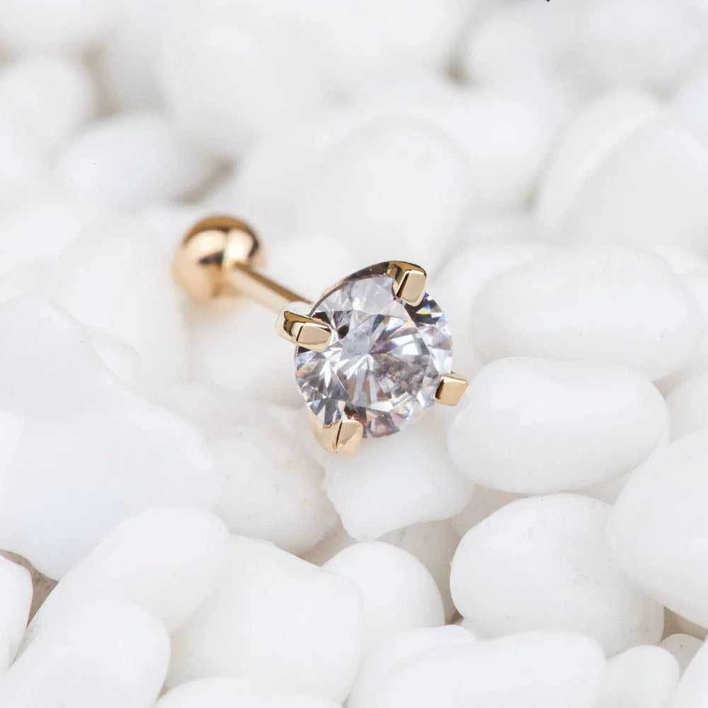 Aura Ear Piercing Essence - Genuine Birthstone Cartilage