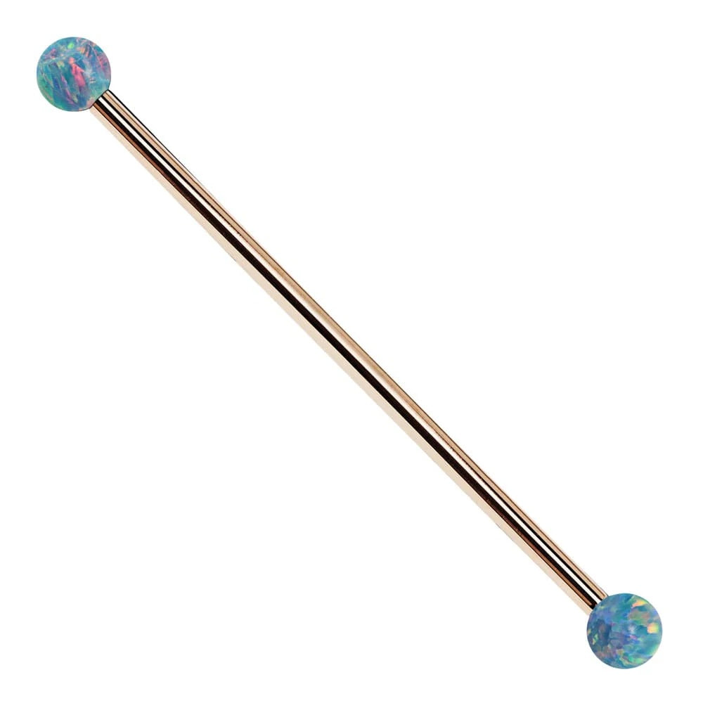 Aura Ear Piercing Grace - Teal Opal Industrial