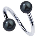 Luminous Ear Piercing Elite - Cultured Peacock Pearl