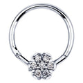 Aura Ear Piercing Allure - Diamond Pave Flower