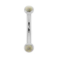 Celestial Ear Piercing Opulence - Dainty Opal Bezel-Set