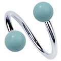 Regal Ear Piercing Heirloom - Turquoise Twister Spiral