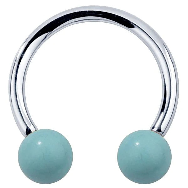 Serene Ear Piercing Elite - Faux Turquoise Circular