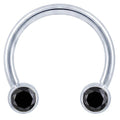 Eternal Ear Piercing Radiance - Black Diamond Round
