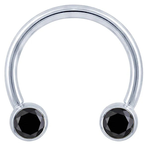 Eternal Ear Piercing Radiance - Black Diamond Round