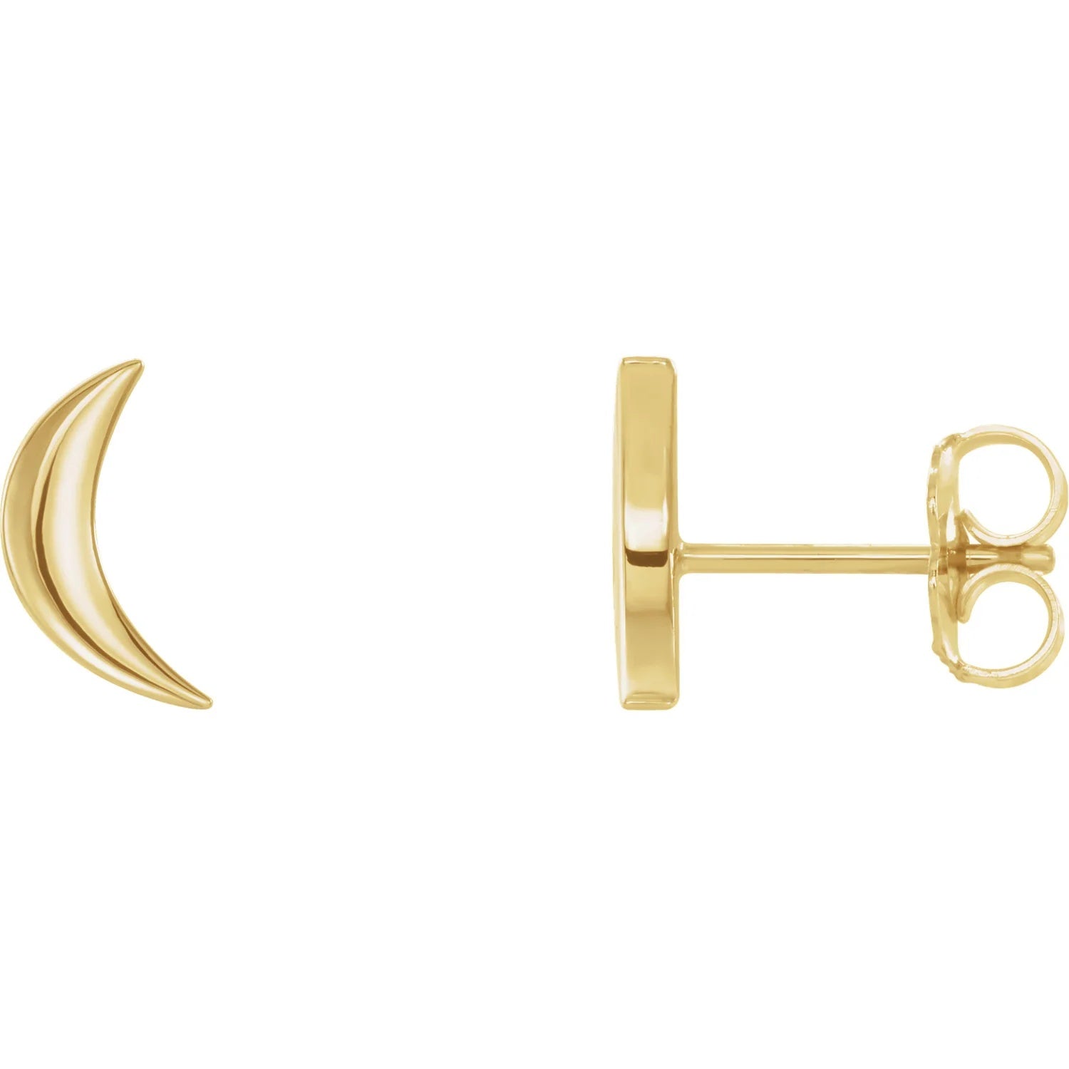 Ethereal Ear Piercing Elegance - Crescent Moon