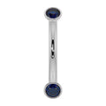 Majestic Ear Piercing Heirloom - Dainty Blue Sapphire