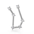 Luminous Ear Piercing Grace - Gemini Constellation Flat