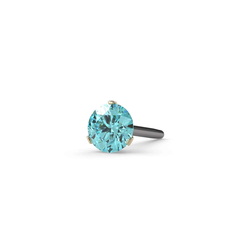 Aura Nose Stud Essence - Aqua Diamond Lumina