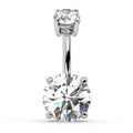Ethereal Navel Piercing Harmony - CTW GIA Diamond