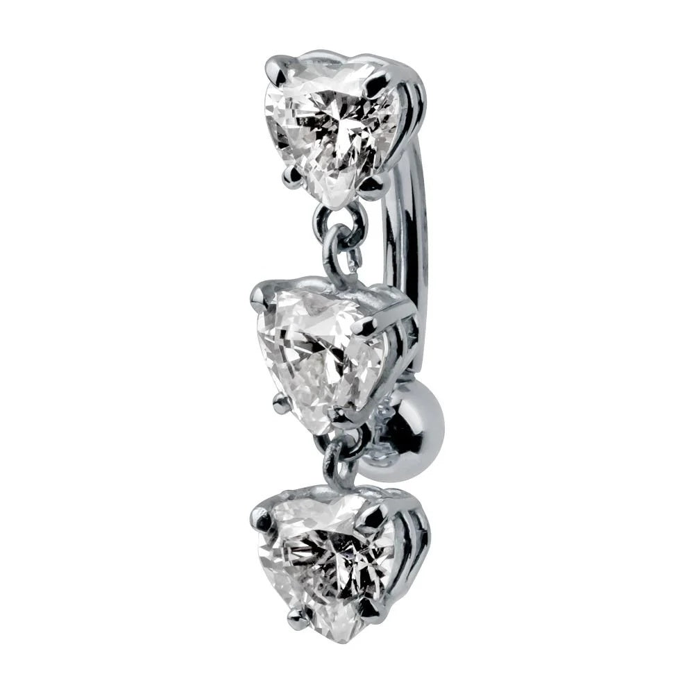 Celestial Navel Piercing Legacy - Trinity Heart Cubic