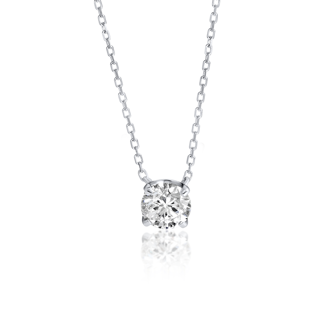 Timeless Diamond Pendant Allure - Round Diamond
