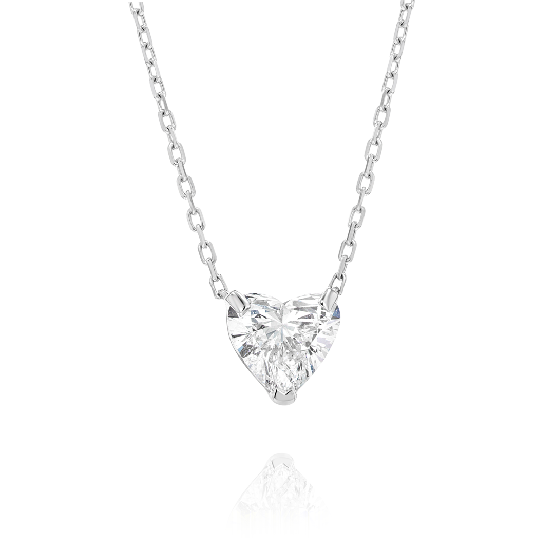 Timeless Diamond Pendant Allure - Heart Diamond