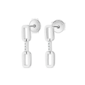 Aura Diamond Earrings Grace - Single Diamond Link