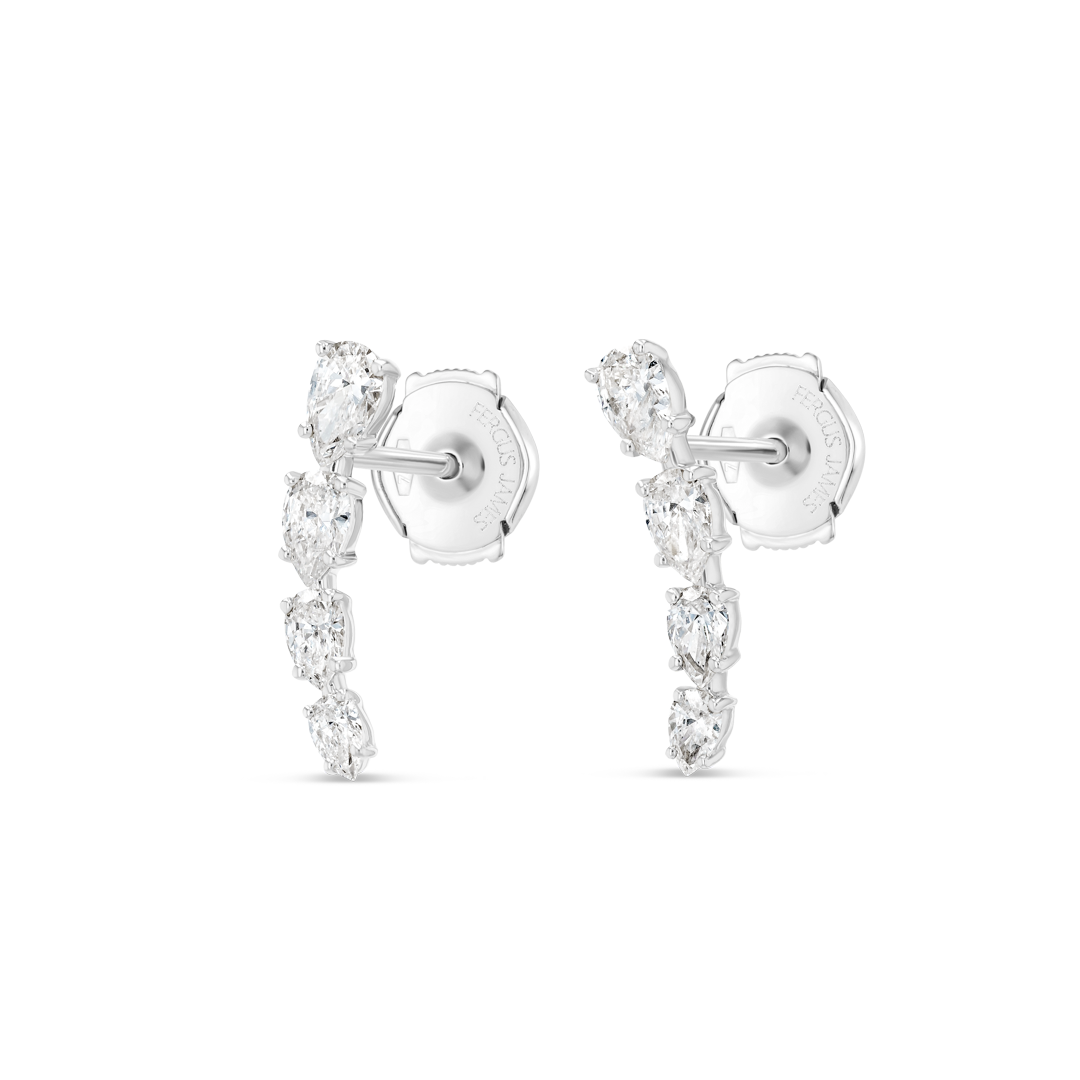 Sovereign Diamond Earrings Elegance - Angel Tear Drop
