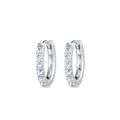 Majestic Diamond Earrings Grandeur - Small Diamond Huggie