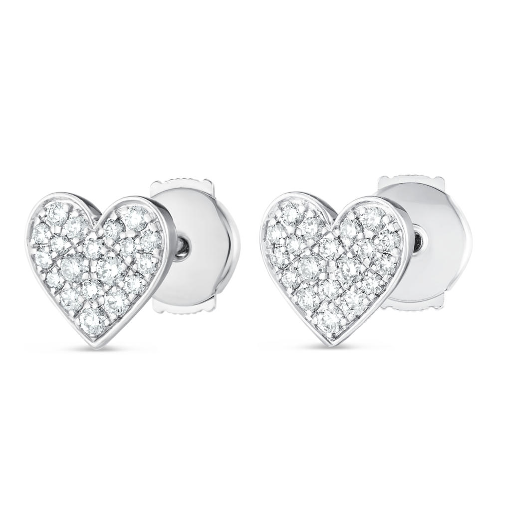 Majestic Diamond Earrings Radiance - Diamond Heart