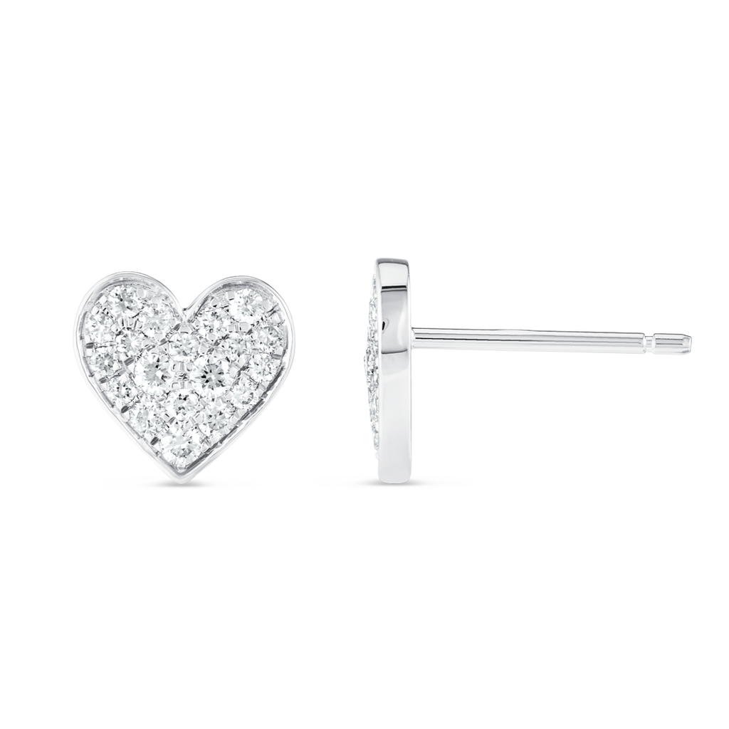 Majestic Diamond Earrings Radiance - Diamond Heart