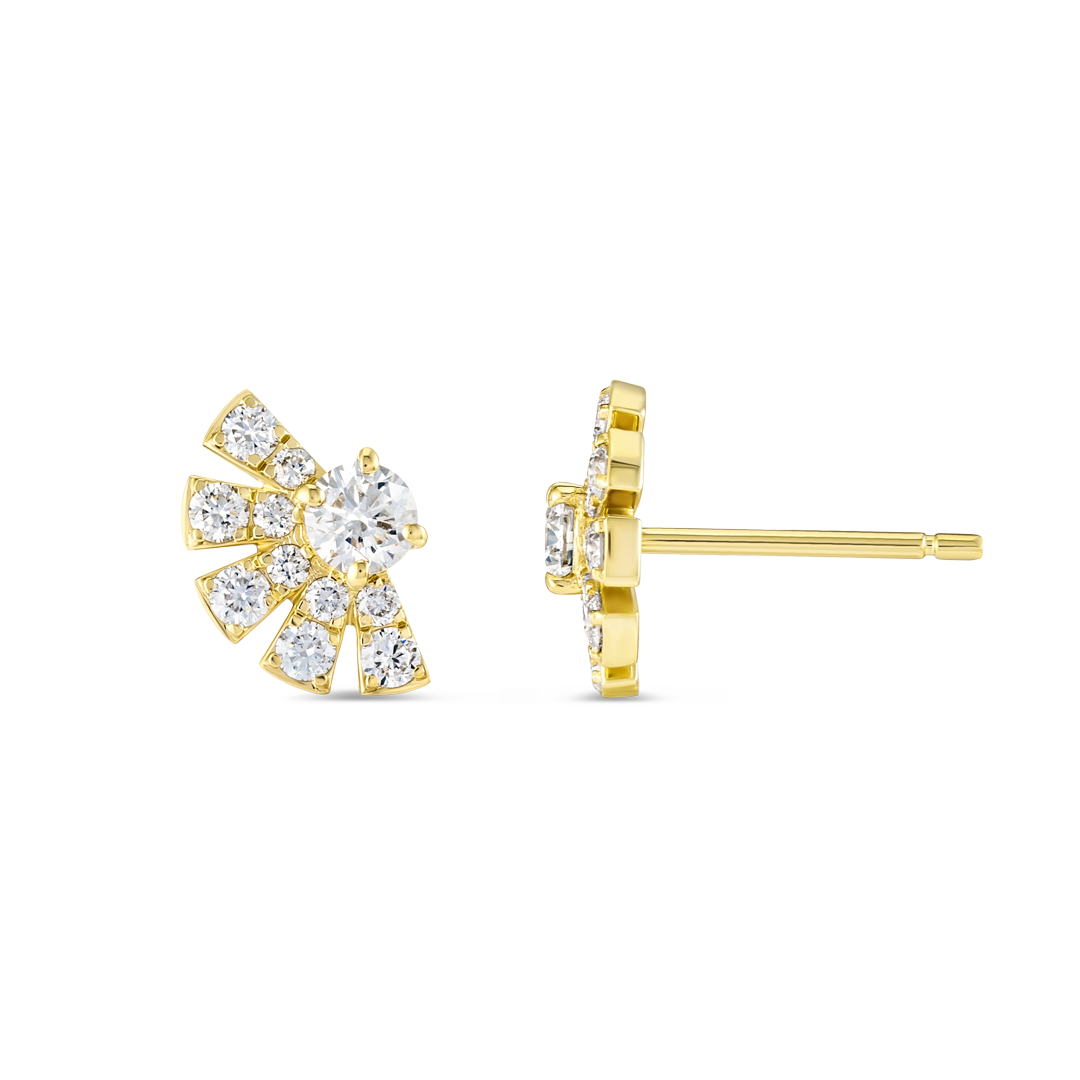 Timeless Diamond Earrings Allure - Diamond Sunrise