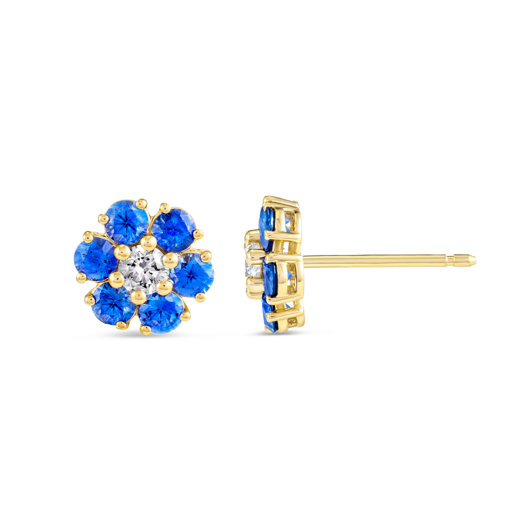 Majestic Diamond Earrings Illumination - Sri Lankan Ceylon