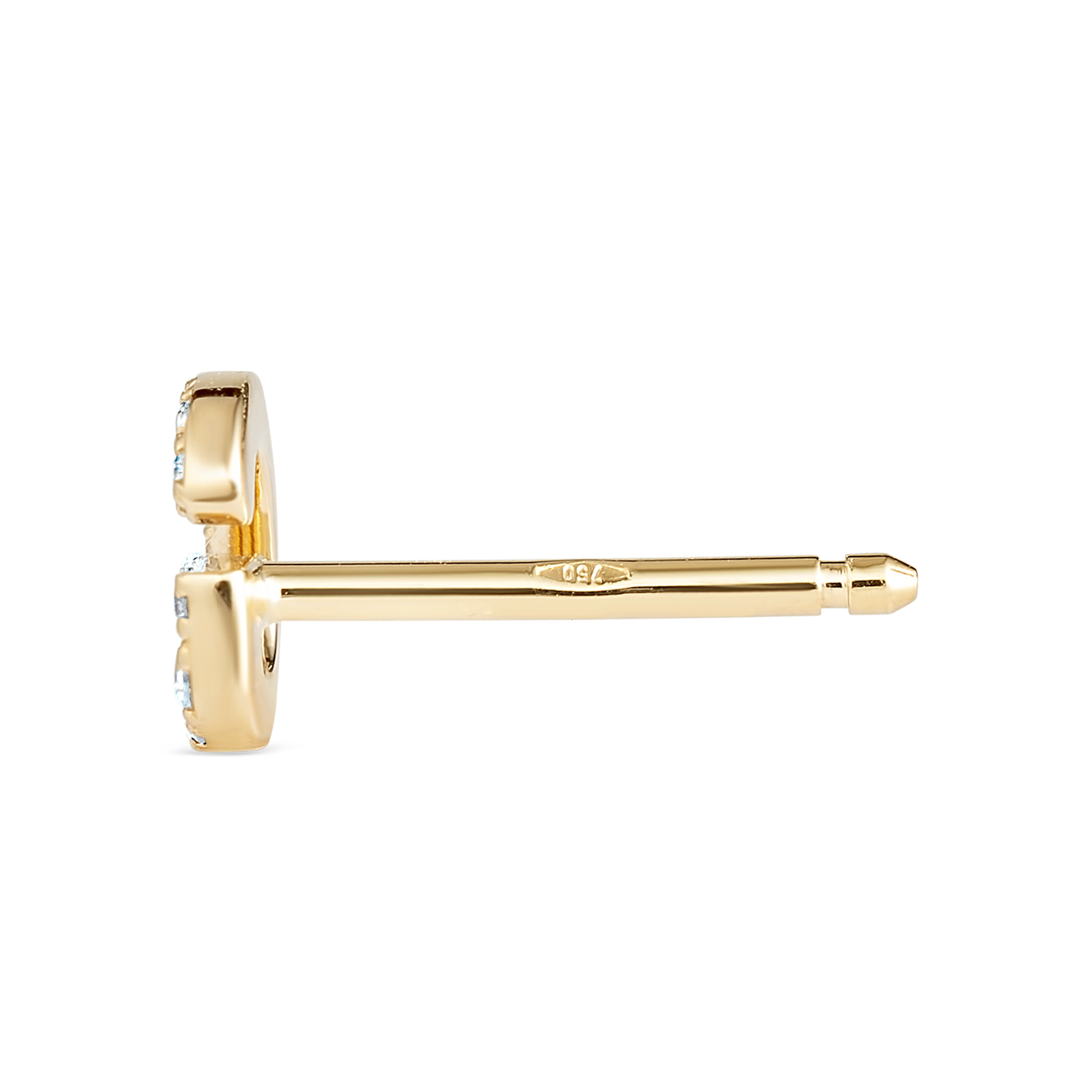Aura Diamond Earrings Harmony - Letter