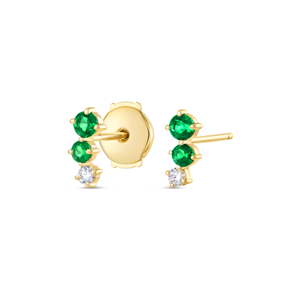 Sovereign Diamond Earrings Illumination - Graduating Trio Colombian