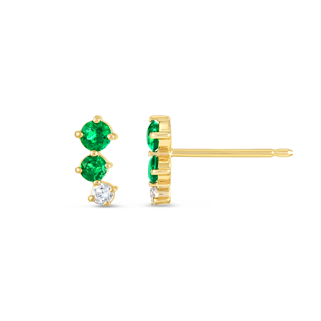 Sovereign Diamond Earrings Illumination - Graduating Trio Colombian