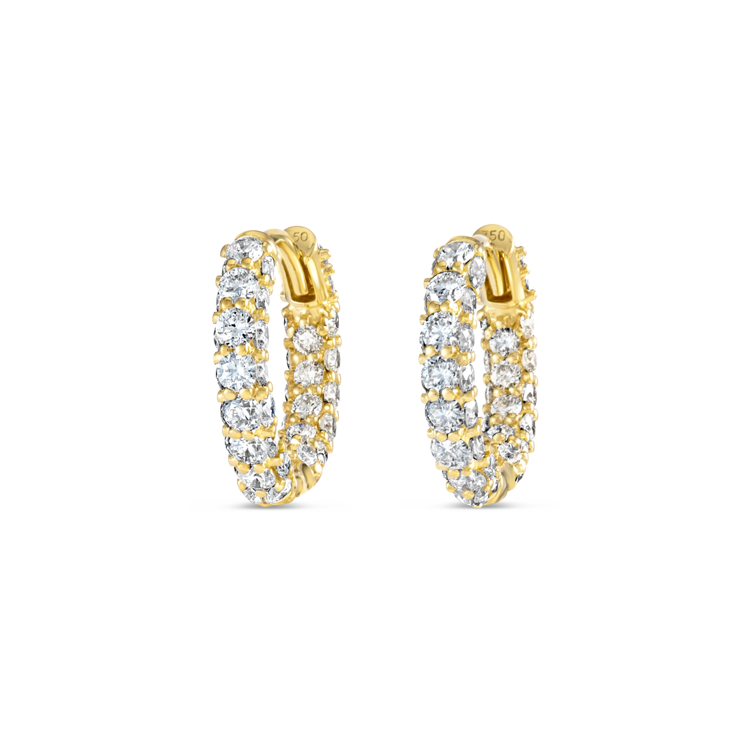 Regal Diamond Earrings Grace - Iced Out Mini