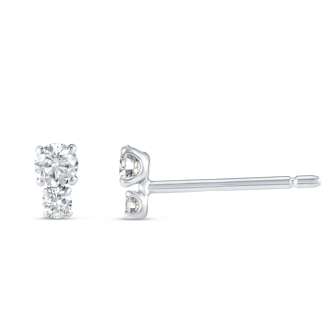 Celestial Diamond Earrings Harmony - Mini Duo Diamond