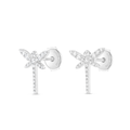 Regal Diamond Earrings Illumination - Dragonfly Diamond