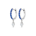 Eternal Diamond Earrings Grandeur - MARQUISE DIAMOND BLUE