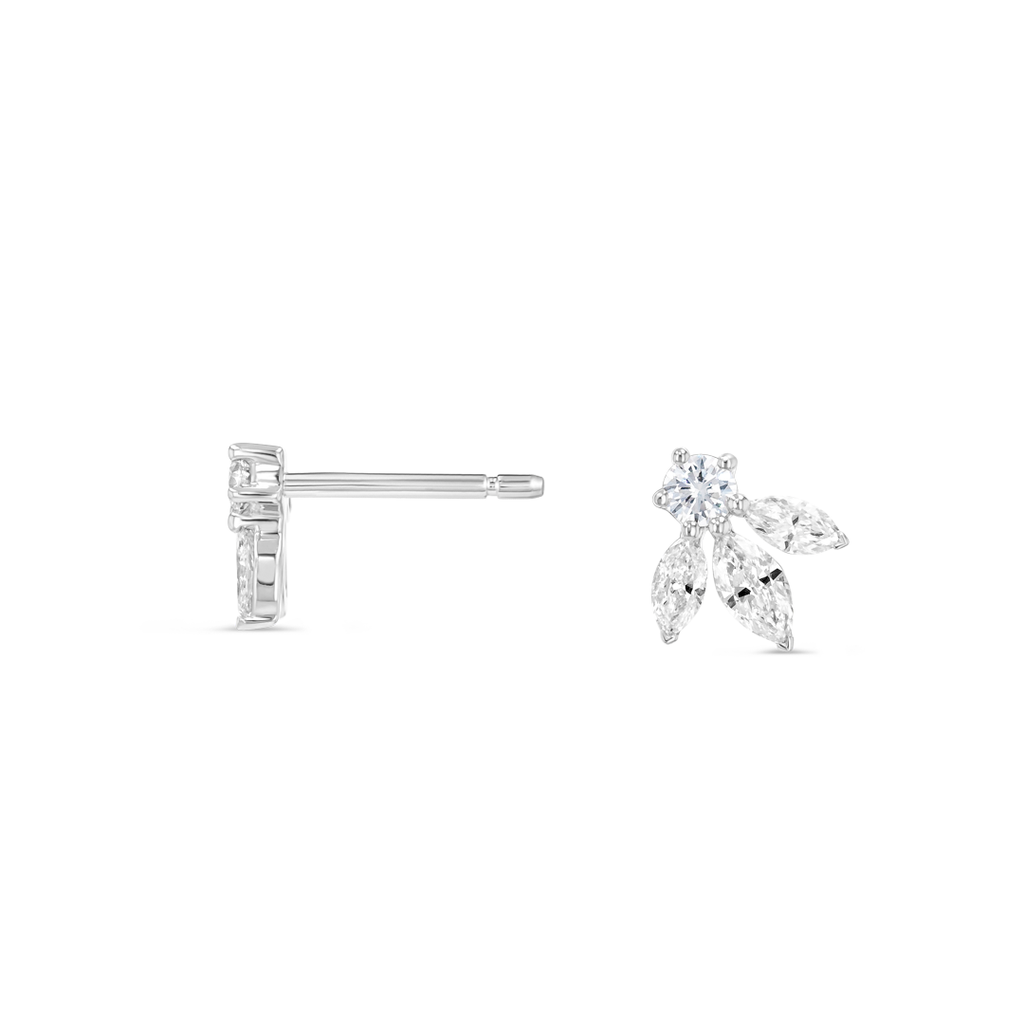 Ethereal Diamond Earrings Heirloom - Pixie Wing Diamond