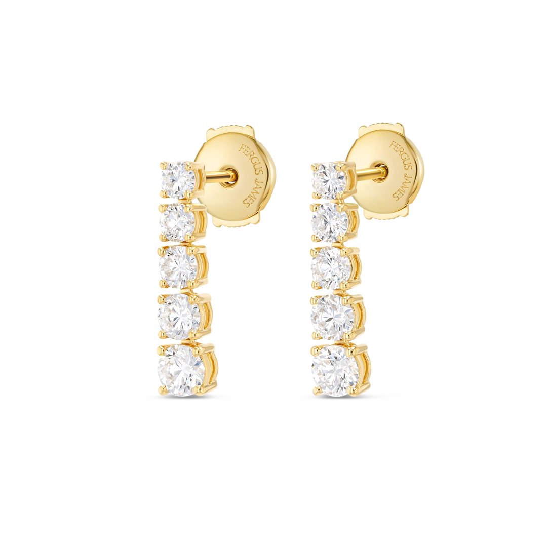 Infinite Diamond Earrings Legacy - Petite Graduated Round