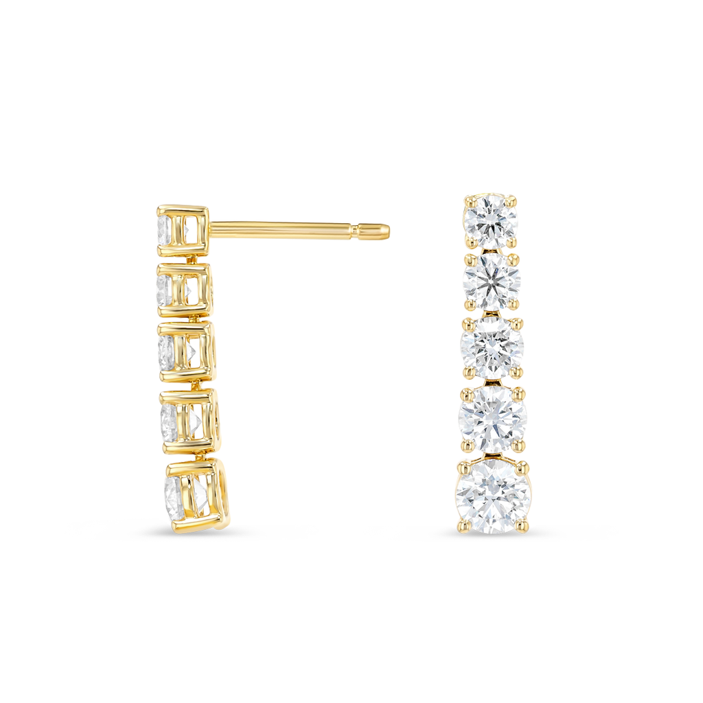 Infinite Diamond Earrings Legacy - Petite Graduated Round