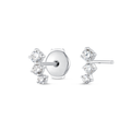Majestic Diamond Earrings Heirloom - Graduating Trio Diamond