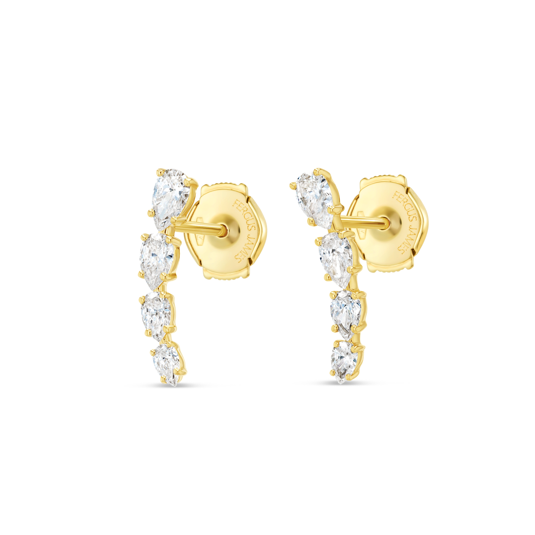 Timeless Diamond Earrings Elegance - Angel Tear Drop