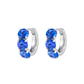 Majestic Diamond Earrings Grace - Large Blue Sapphire