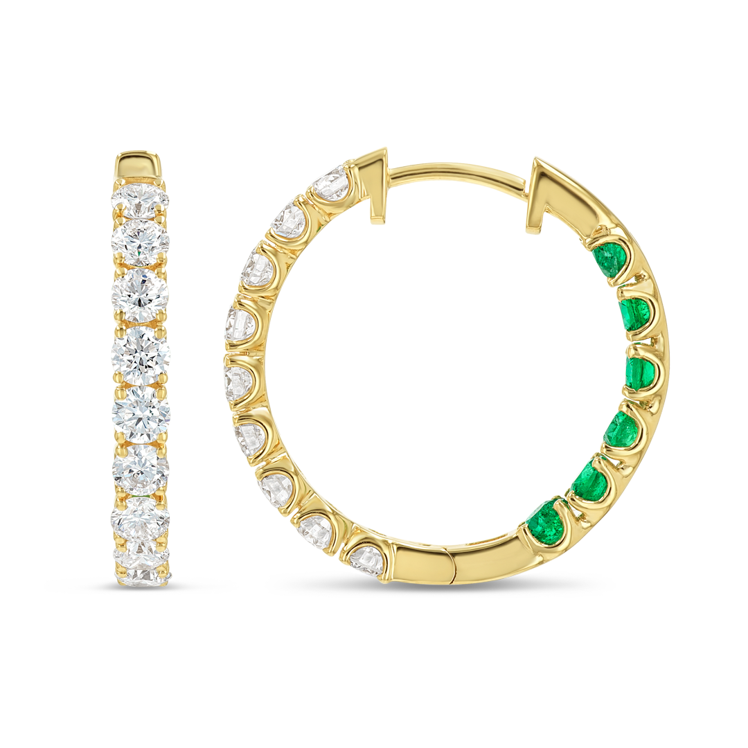 Sovereign Diamond Earrings Harmony - Inside Out Diamond
