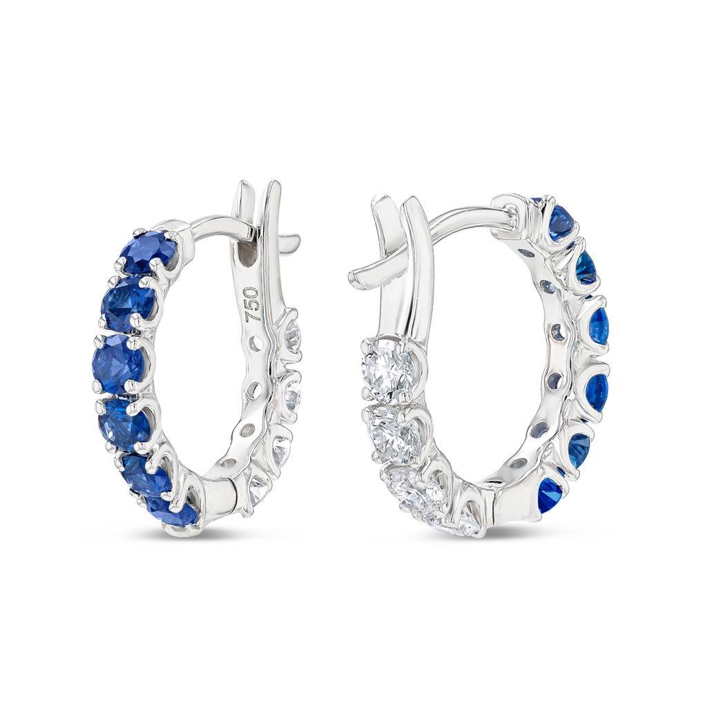 Serene Diamond Earrings Elite - Mini Blue Sapphire
